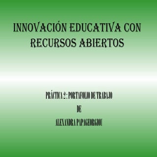 Portafolio de trabajo