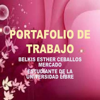 Portafolio de trabajo