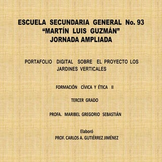 Portafolio Digital Proyecto Escolar