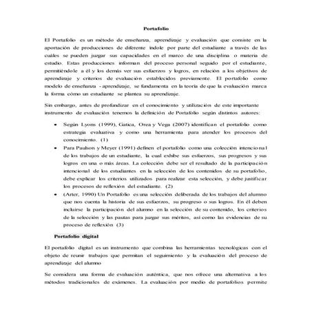 Portafolio documento