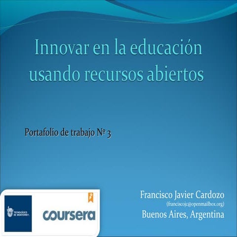 Portafolio nº 3 - coursera - oumi