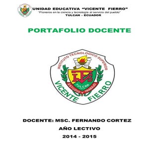 Portafolio octavo año