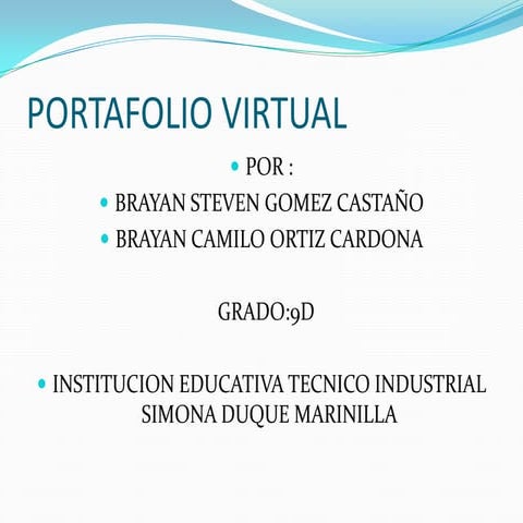 Portafolio virtual