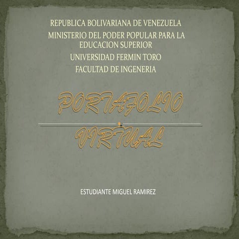 Portafolio virtua lmiguel ramirez