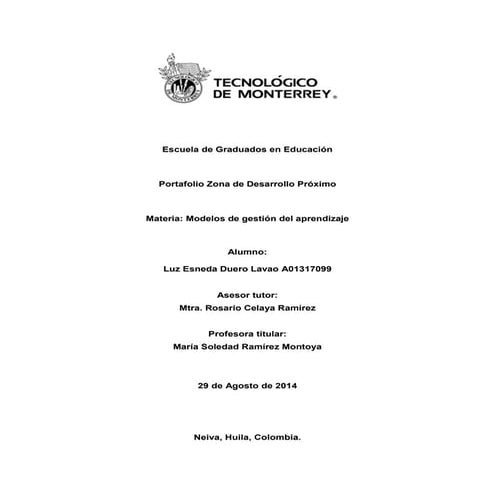Portafolio zona desarrollo proximo esneda | DOCX
