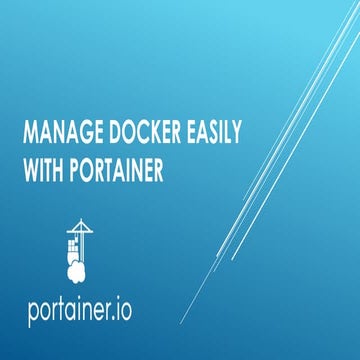 Portainer Meetup Amsterdam 12_2017