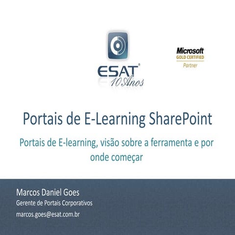 Portais de E-learning - SharePointLMS