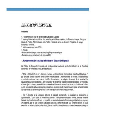 Portal educación especial