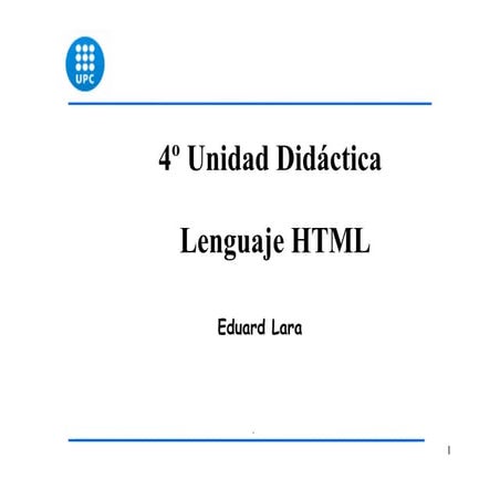 Portales   ud4 - lenguaje html