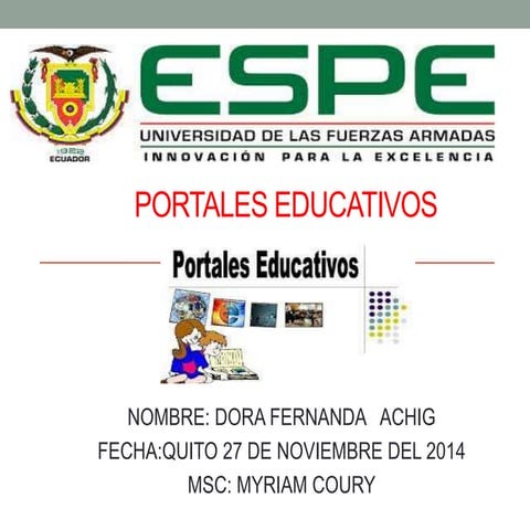 Portales educativosfernandaachig