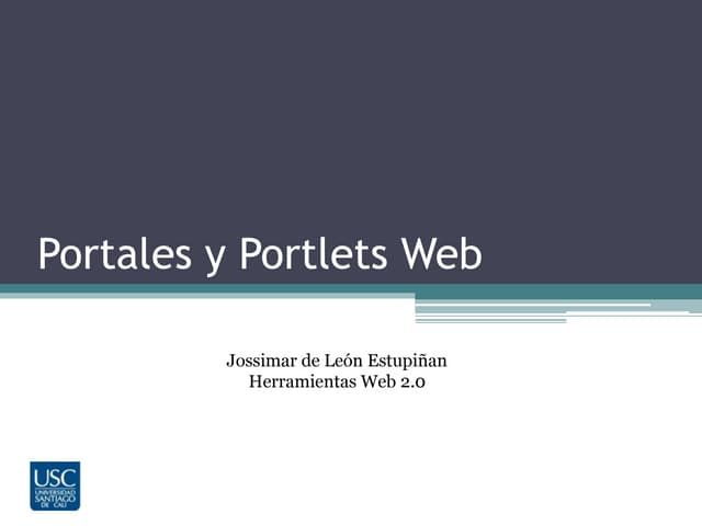 Portales y portlets web