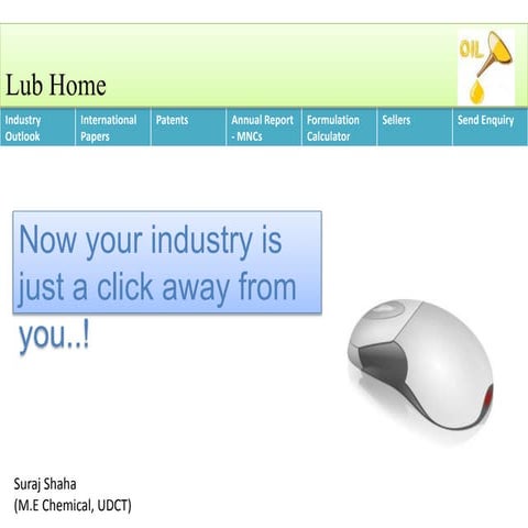 A portal for the lubricant industry in India