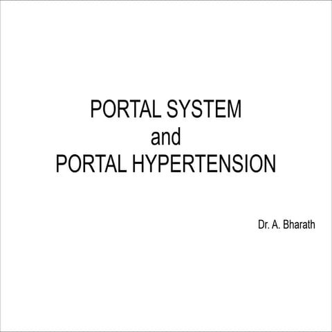 Portal hypertension