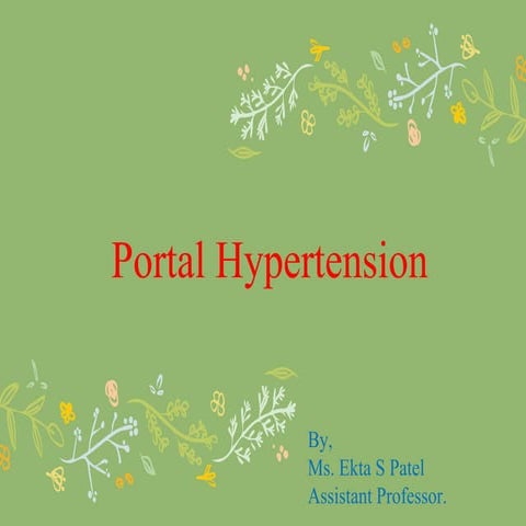 Portal hypertension