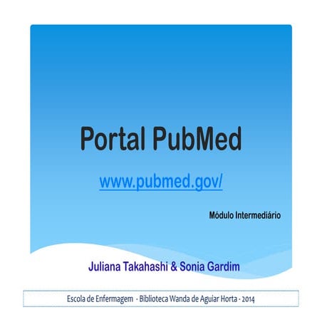 Tutorial PubMed - módulo básico | PDF