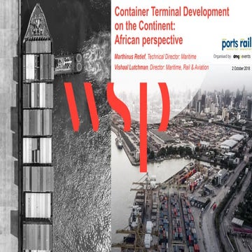 Container Terminal Development on the Continent: Africa Perspective