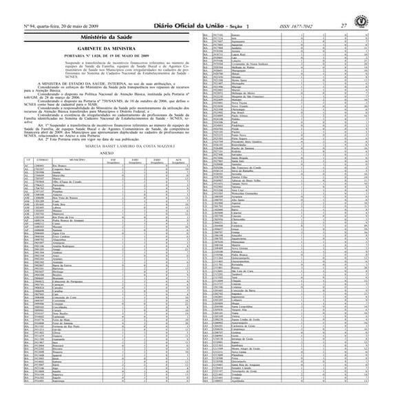 Portaria Da Saúde