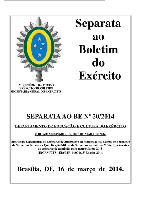 Pedido de demissão de sargento do Exército