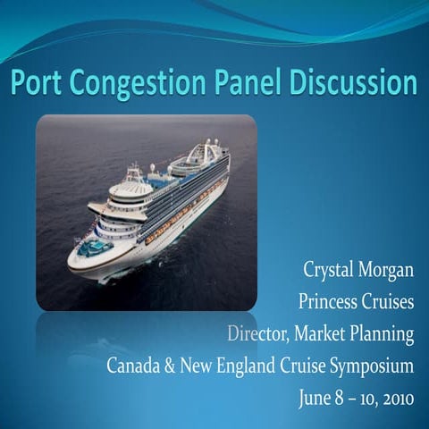 Port Congestion Crystal Morgan