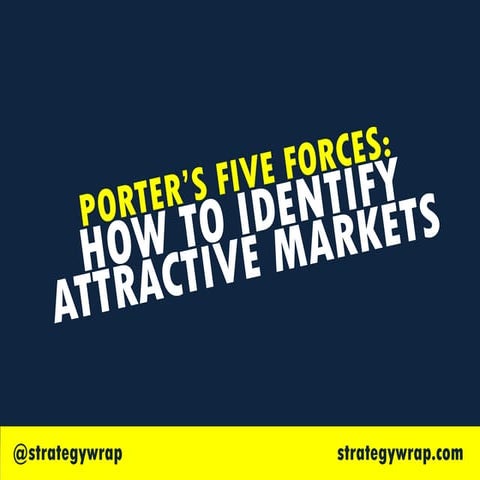 Porter's Five Forces: How to identiy attractive markets