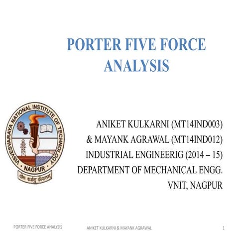 Porter 5 force analysis