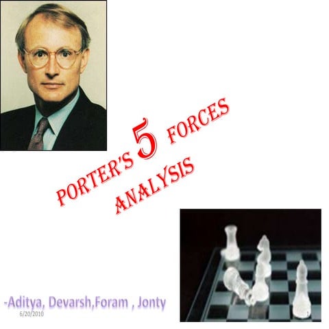 Porter’s 5 forces model  case apple inc