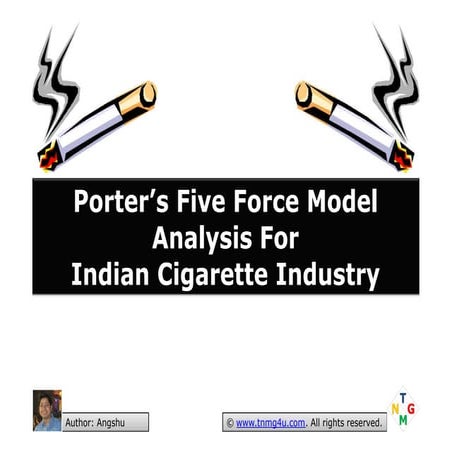 Porter’S Five Force Model Analysis For Indian Cigarette Industry @ tnmg4u.Com