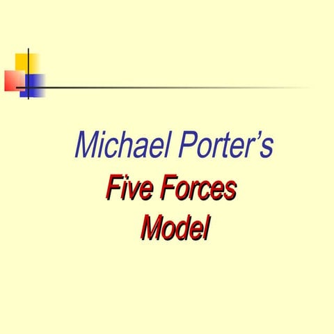 Porters five forces