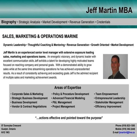 Jeff Martin\'s Portfolio