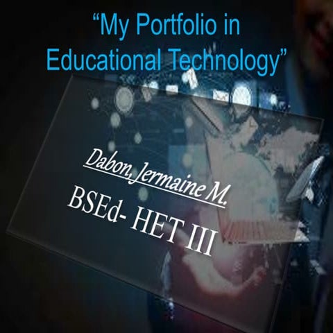 My Final Presentation about Ed Tech 1 and 2. 