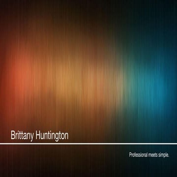 Brittany Huntington Design Portfolio