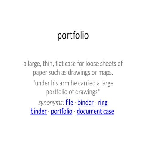 Portfolio