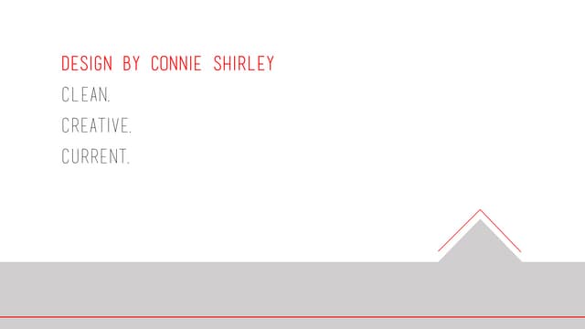 Connie Shirley Design Portfolio