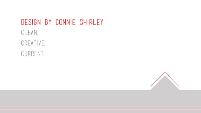 Connie Shirley Design Portfolio