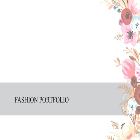  Fashion Design Portfolio