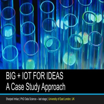 Big Data with IOT approach and trends with case study