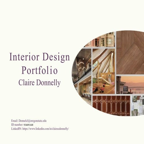 Interior Design Portfolio. Showing AutoCAD, hand drafted drawings ...