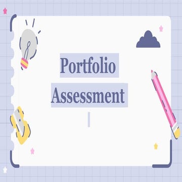 Portfolio-Assessment, Teaching Assessment