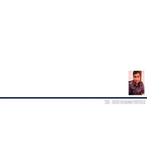Portfolio   Girish Ravikumar