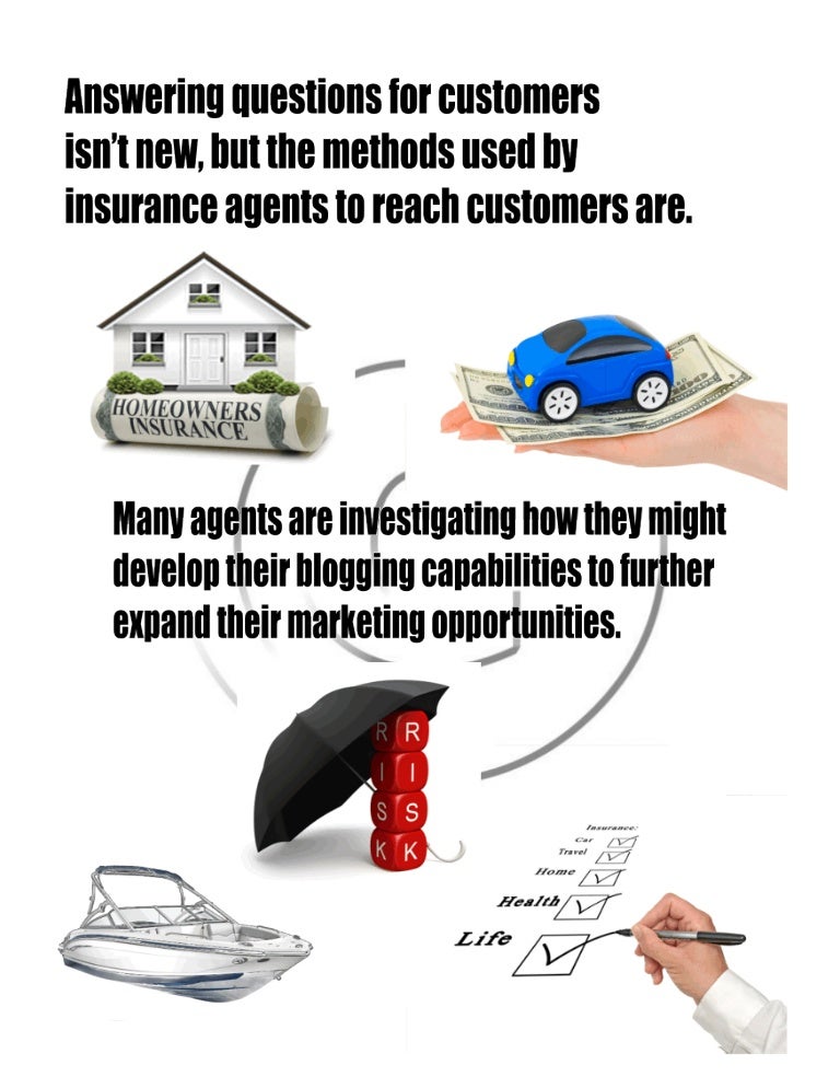 Blog writing portfolio Insurance articles