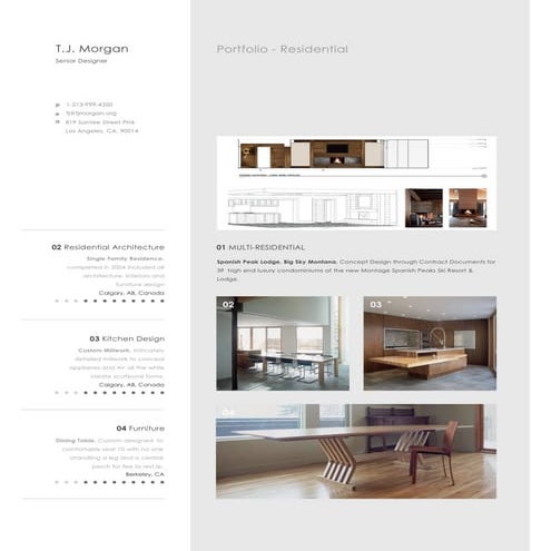 T.J. Morgan Portfolio residential | PDF
