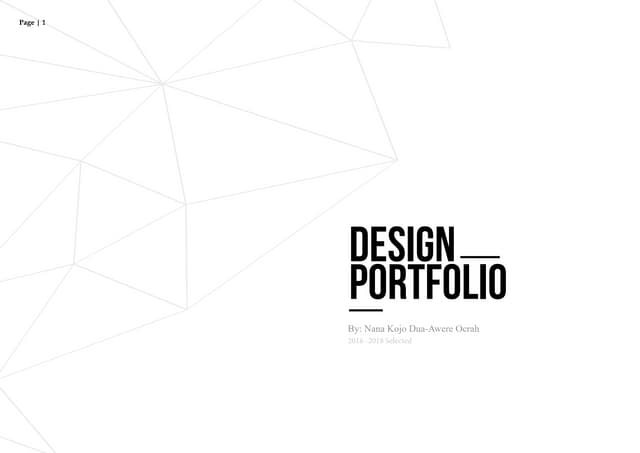 Nana Kojo Dua-Awere Ocrah- Graphic design portfolio