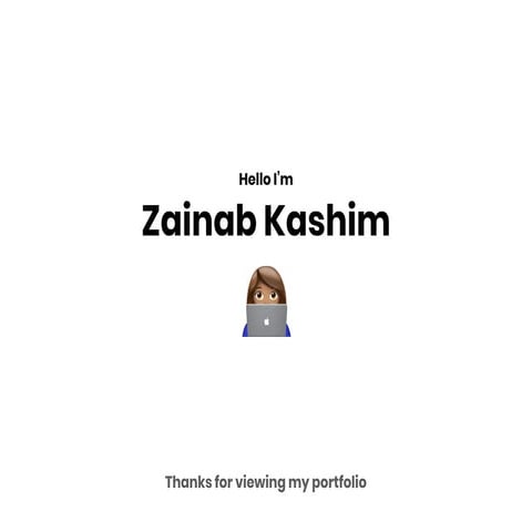 Zainab Kashim Portfolio 2019