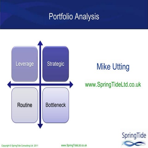 A guide to Portfolio analysis - tools to help you improve