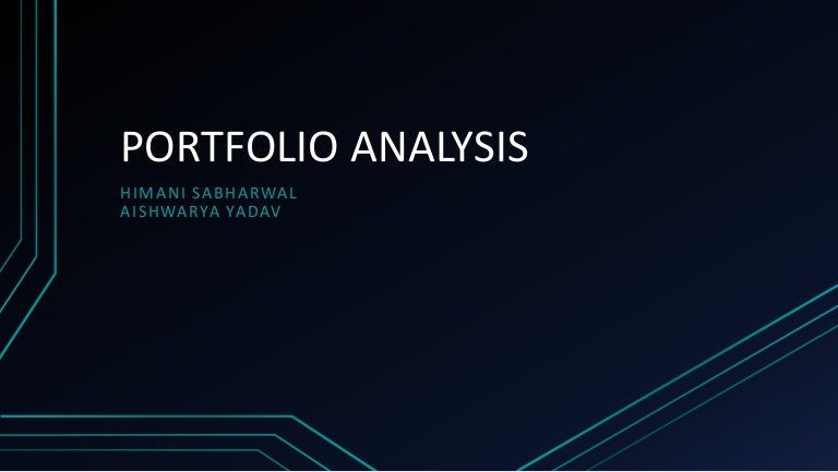 Portfolio Analysis