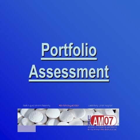 Portfolio Assessment