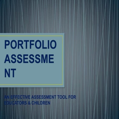 Portfolio assessment CBSE 