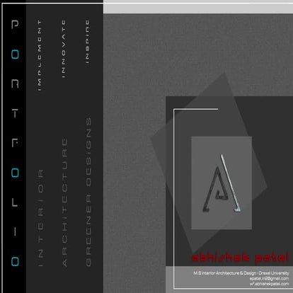 Abhishek Patel Design Work Samples