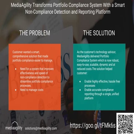 MediaAgility Transforms Portfolio Compliance System With a Smart Non-Complian...