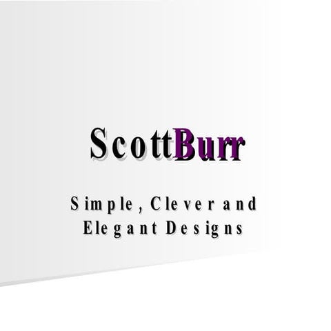 Scott Burr's Portfoilo | PPT